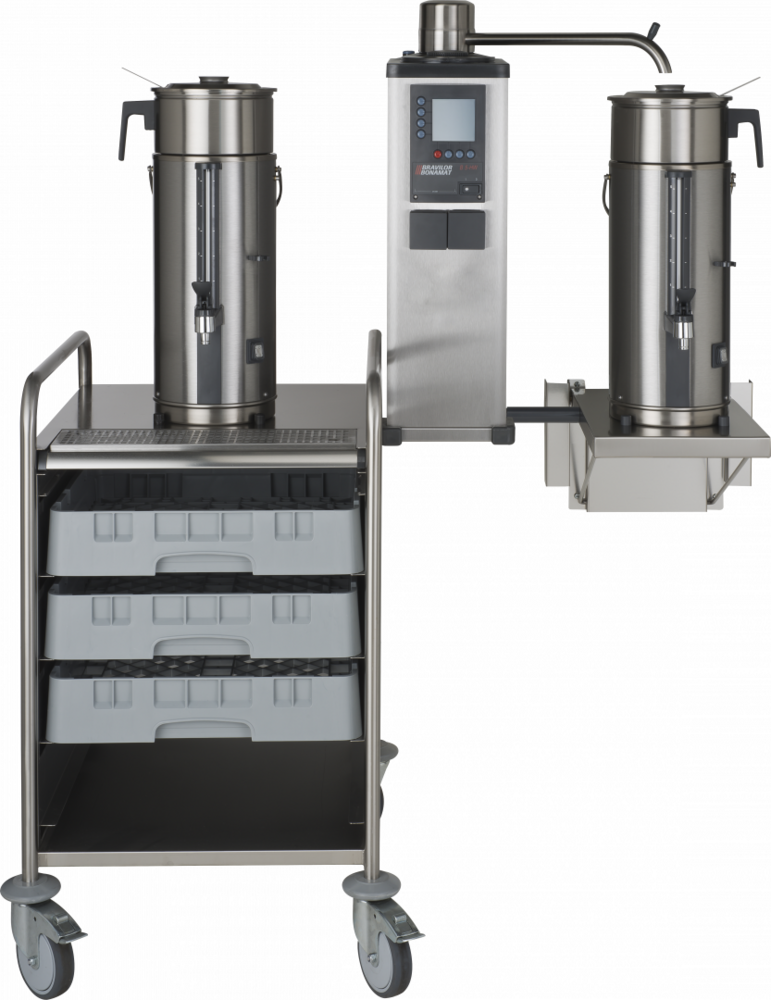 PŘEKAPÁVAČ KÁVY NÁSTĚNNÝ B5 W 230V - 2x5L - KOŠOVÉ FILTRY