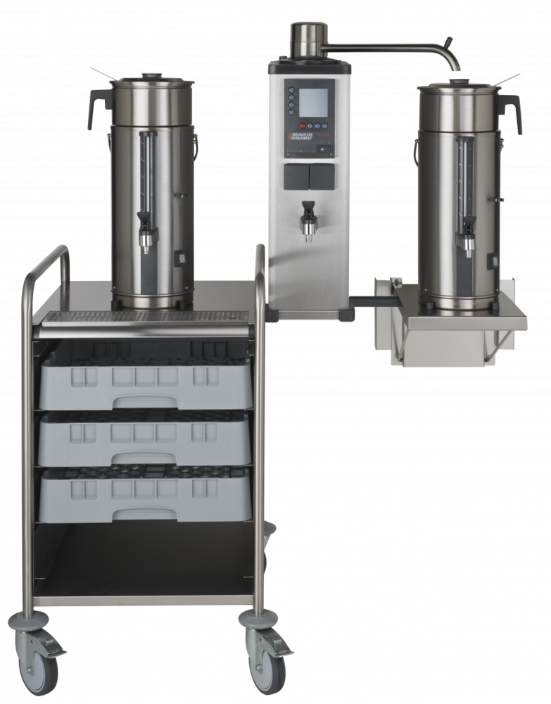 PŘEKAPÁVAČ KÁVY NÁSTĚNNÝ B5 HW W 400V S KOHOUTEM - 2x5L - KOŠOVÉ FILTRY