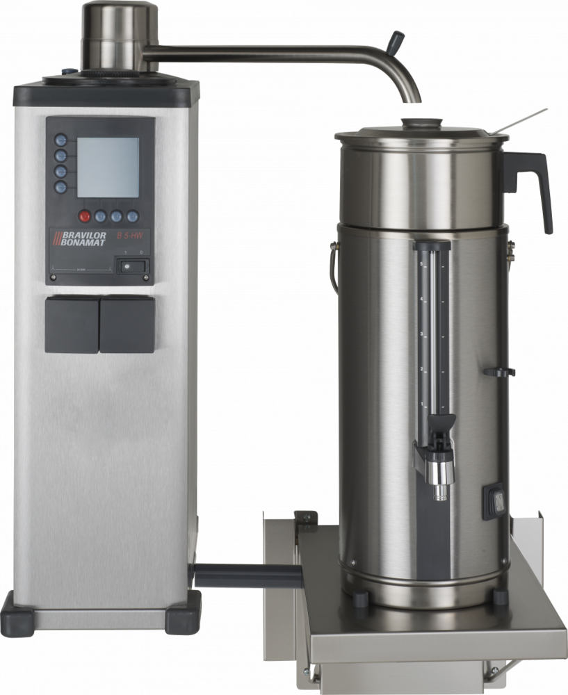 PŘEKAPÁVAČ KÁVY NÁSTĚNNÝ B5 W L/R 230V - 1x5L - KOŠOVÉ FILTRY