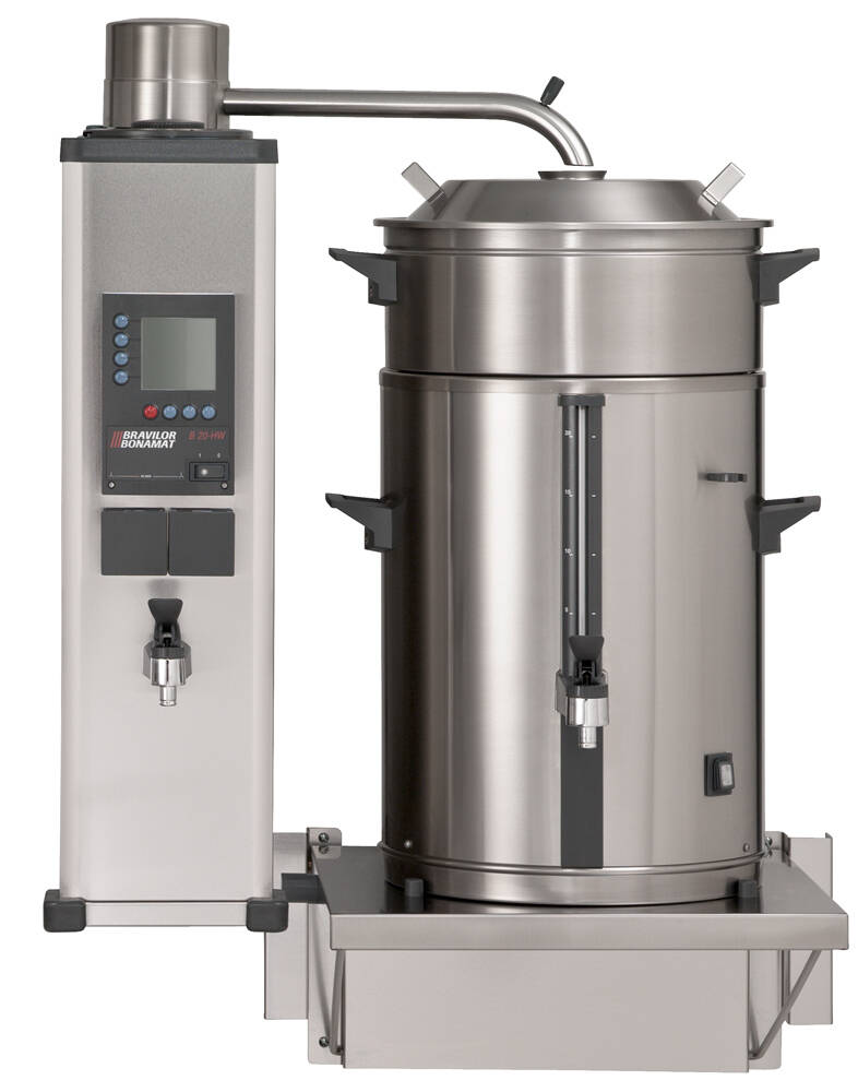 PŘEKAPÁVAČ KÁVY NÁSTĚNNÝ B10 HW W L/R 400V S KOHOUTEM - 1x10L - PLOCHÉ FILTRY